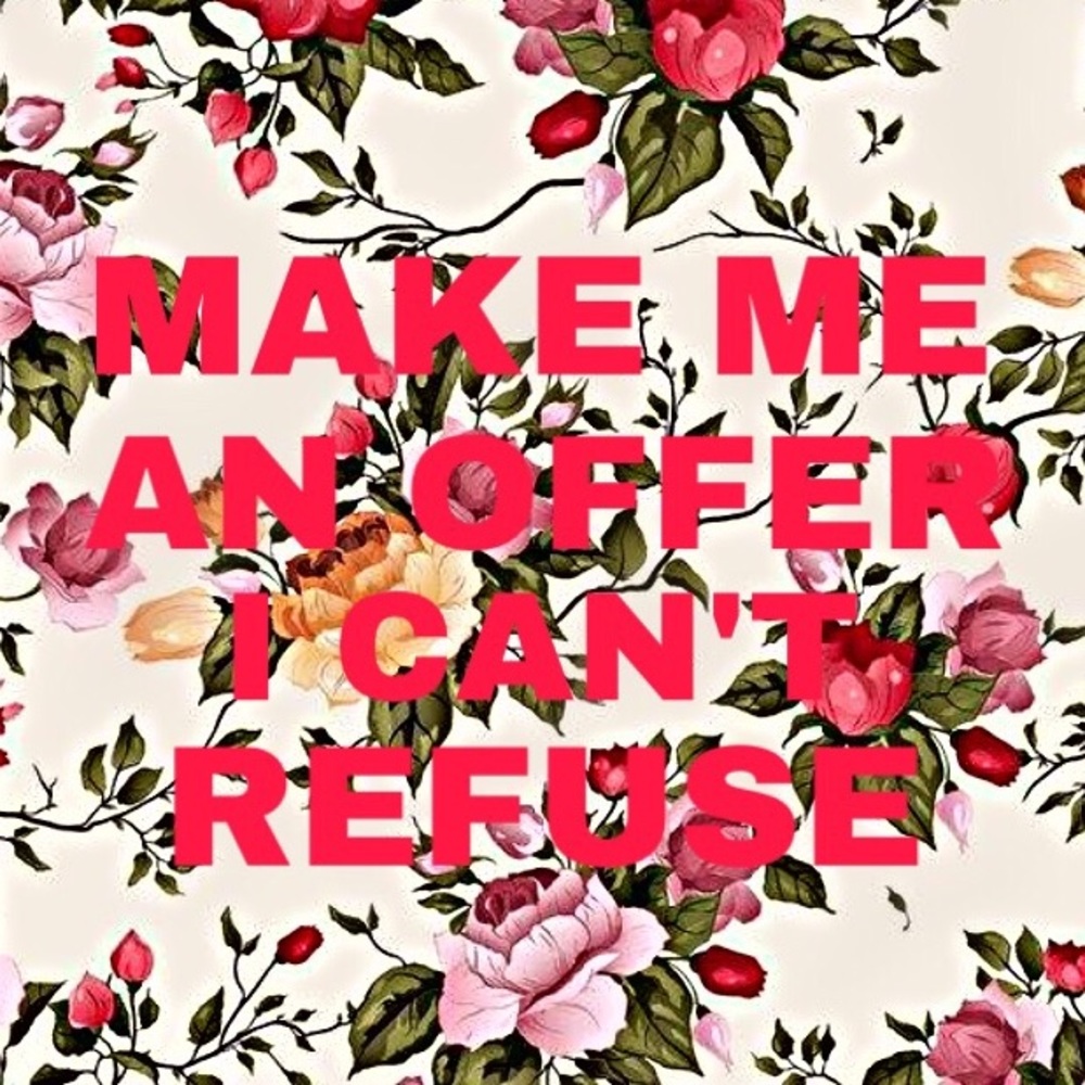 Make me an offer I can’t refuse 💜